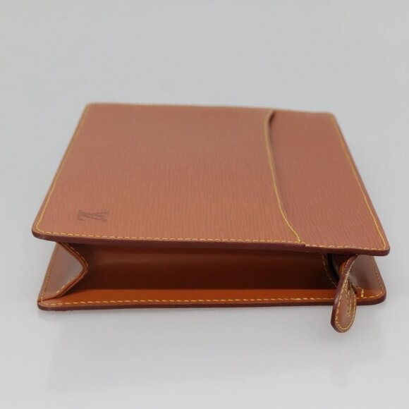 LOUIS VUITTON Epi Pochette Homme Bag Brown Zipangu Gold - Picture 4 of 16